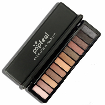 2021 High quality Fashion 12 Color Shimmer Nature Glow Eyeshadow Palette Makeup Cosmetics Nude Eye Shadow powder Matte