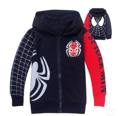 2021 High quality Spring Autumn Children's Coat boys embroidered hoodie jackets Kids cartoon Clothes baby outerwear