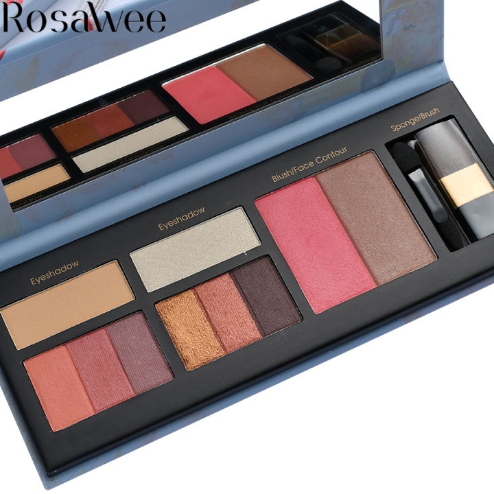 2021 High quality Fall in Love Bake Eyeshadow Ultra Glow Highlighter Blush Bronzer with Brush Makeup Kit Eye Shadow