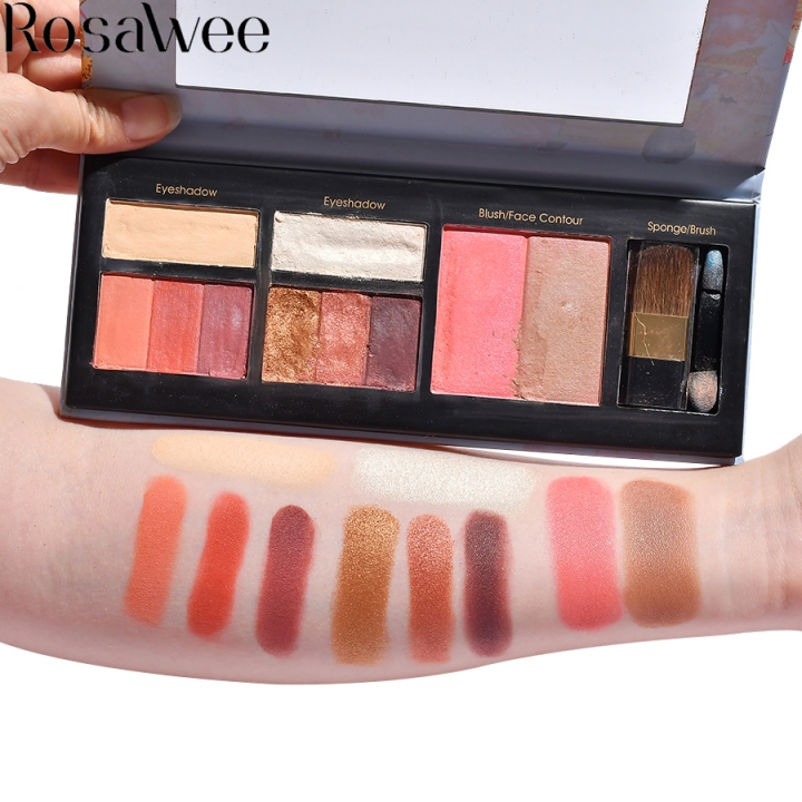 2021 High quality Fall in Love Bake Eyeshadow Ultra Glow Highlighter Blush Bronzer with Brush Makeup Kit Eye Shadow