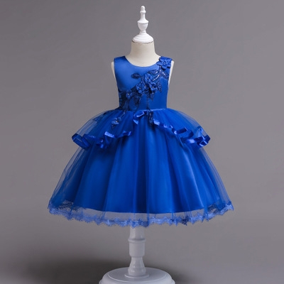 2021 High quality Baby Formal Princess Dress for Girl Elegant Birthday Party Dress Girl Dress Girl Christmas Clothes
