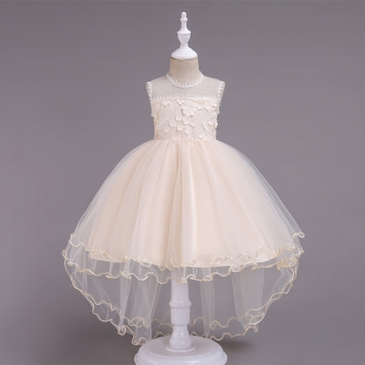 2021 High quality Summer Trumpet Children Dresses For Girls Princess Kids Fomal Princess Dress Party Wedding Dress