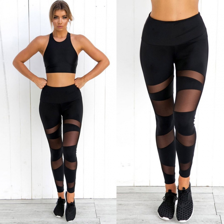 2021 High quality Hot sale Yoga Pant Women Black Sports Yoga Workout Gym Fitness Exercise Athletic Pants
