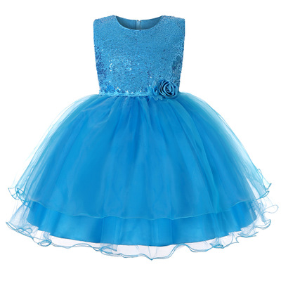 2021 High quality Summer Flower Girl Dress Ball Gowns Kids Dresses For Girls Party Princess Girl Birthday Dress