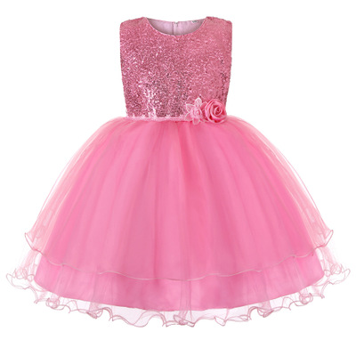 2021 High quality Summer Flower Girl Dress Ball Gowns Kids Dresses For Girls Party Princess Girl Birthday Dress