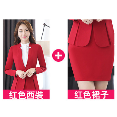 High quality Formal Ladies Office OL Uniform Designs Women elegant Business Work Wear Jacket with Trousers Sets