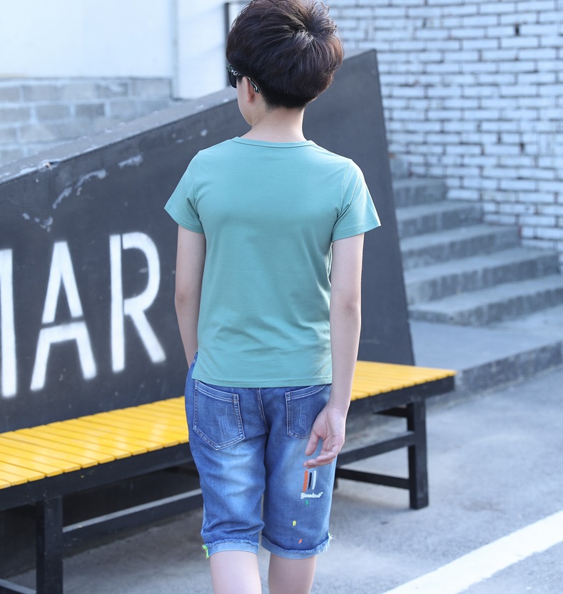 2021 High quality Kids Tracksuit For Boys Clothing Suits Summer Teenage Boys Clothing T-shirt Shorts Outfit