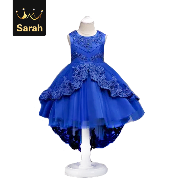 High quality Girls Princess Flowers Ball Gown Weddings Dress Party Kids Clothes Girls Dresses