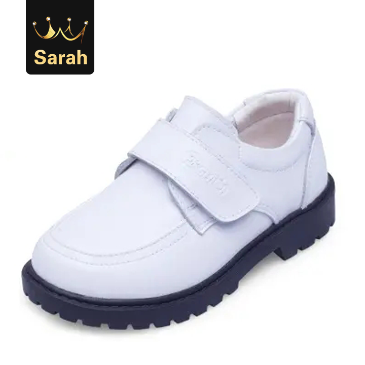 High quality New Kids Genuine Leather  Shoes for Boys  Children Black Wedding Shoes Boys Formal Wedge Sneakers