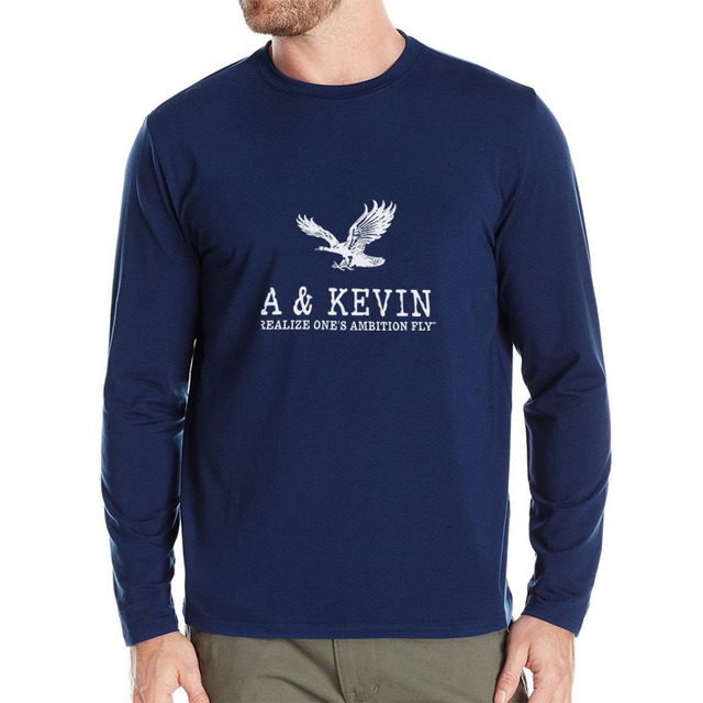 High quality Mens Long Sleeve t shirt Tracksuit Men Long-Sleeved T-Shirt Men Crewneck fashion Printed