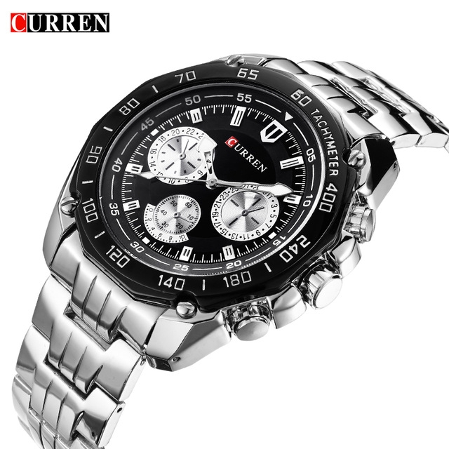 High quality Curren Brand Fashion Quartz Watch Men's Casual waterproof Military Army Wristwatch relojes hombre