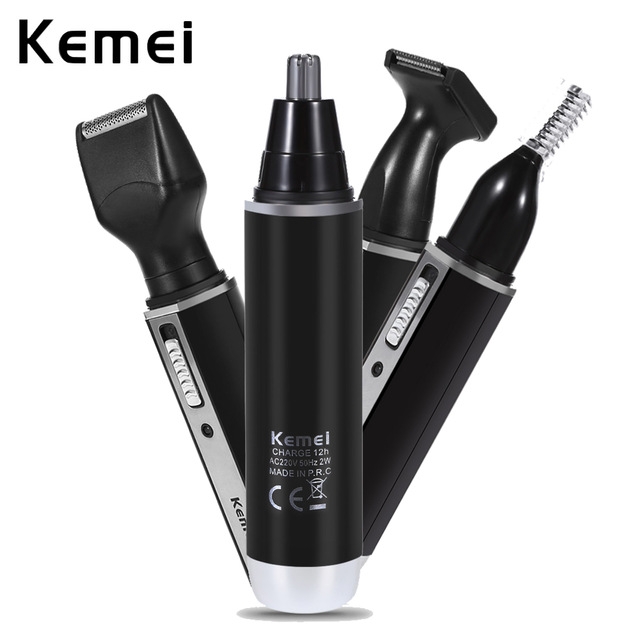 High quality 4 in 1 Nose Hair Beard Eyebrow Rechargeable Electric Trimmer Electric Nose