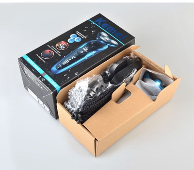 High quality Rechargeable 3 In 1 Men Beard Trimmer Machine with IPX 7 Level Waterproof 4D Floating Heads