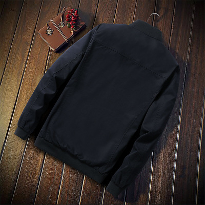 High quality Autumn men's jacket Cultivate one's morality short paragraph matching collar jacket baseball uniform