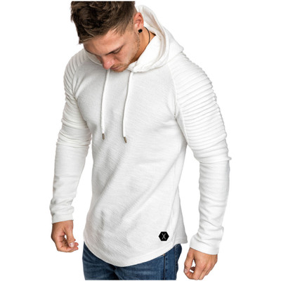 High quality Autumn Mens Hoodies Brand Men Solid Color Hooded Sling Sweatshirt Mens Hoodie Hip Hop Hoodie