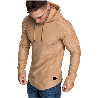 High quality Autumn Mens Hoodies Brand Men Solid Color Hooded Sling Sweatshirt Mens Hoodie Hip Hop Hoodie