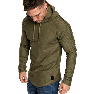 High quality Autumn Mens Hoodies Brand Men Solid Color Hooded Sling Sweatshirt Mens Hoodie Hip Hop Hoodie