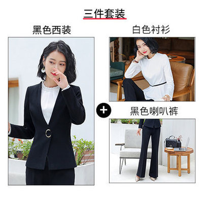 2021 High quality 2019 Hot Work business Women's skirt suits Set for women blazer office lady clothes Coat Jacket suit