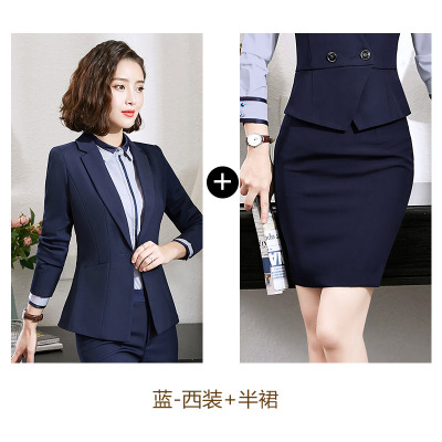 Hot Work business Women's skirt suits Set for women blazer office lady clothes Coat Jacket suit