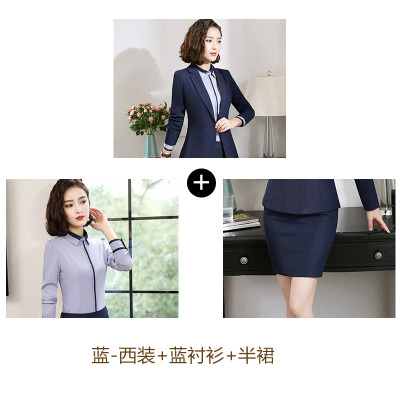 Hot Work business Women's skirt suits Set for women blazer office lady clothes Coat Jacket suit