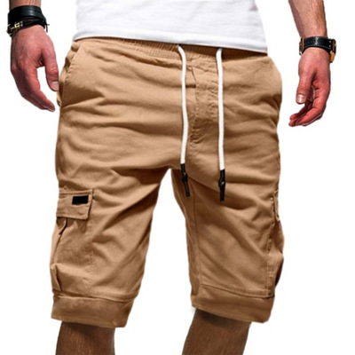 High quality  Mens Shorts Fitness Casual Workout Short Pants Men's Multi-pocket Sports Shorts