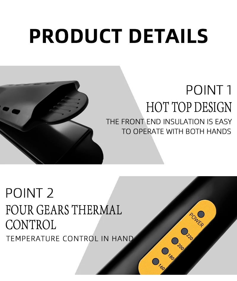 Hair Straighteing Irons Hair Straightener For Women Widen panel Hot Seilling