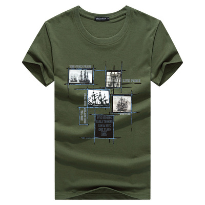 Men's Clothes T-shirts V-neck Basic Summer Tops Streetwear Casual Men T-shirt