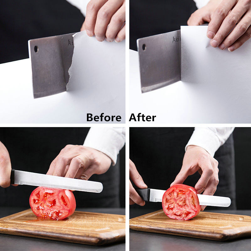 Knife Sharpeners 3 Stages Professional Kitchen Sharpening Stone Grinder knives Kitchen Knife Accessories