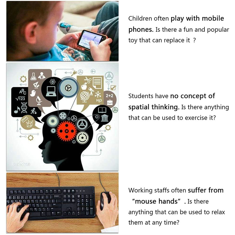 Rubik's Cube Educational Toy Three-order Magic Cube Puzzle Toy Learn Decompress Adult Kids Toy Gifts