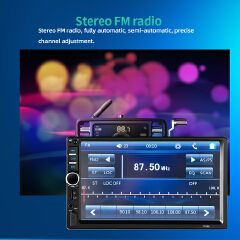 7-inch high-definition Bluetooth car MP5 player, mobile interconnection, Bluetooth hands-free reverse camera 7018B，1080P playback