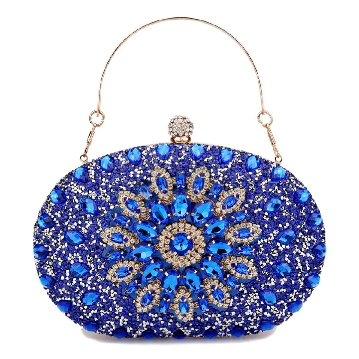 Dinner Bag Women's Fashion Banquet Handbag Versatile Dress Evening Bag Crystal Handle Bag