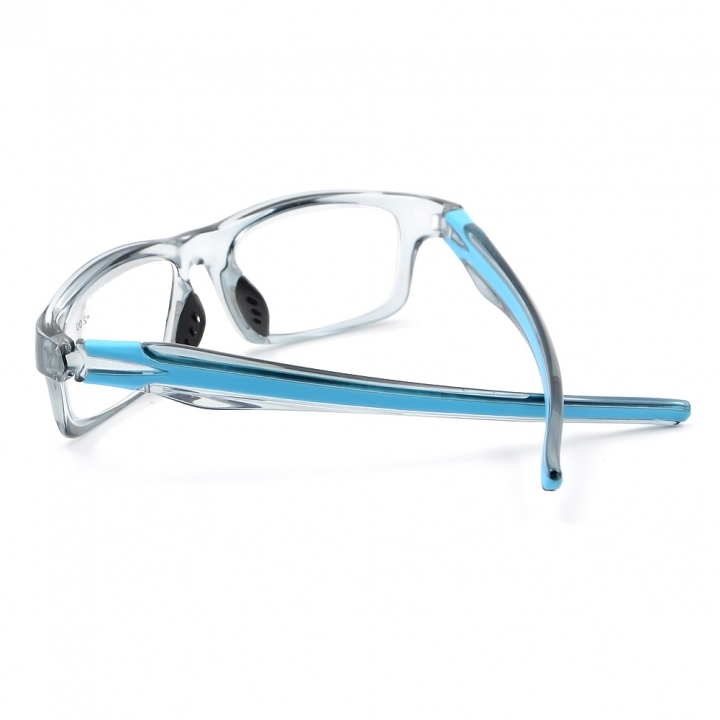Blue Fashion Sport's Style Reading Glasses Silicone Temple Reader +1.00~+4.00