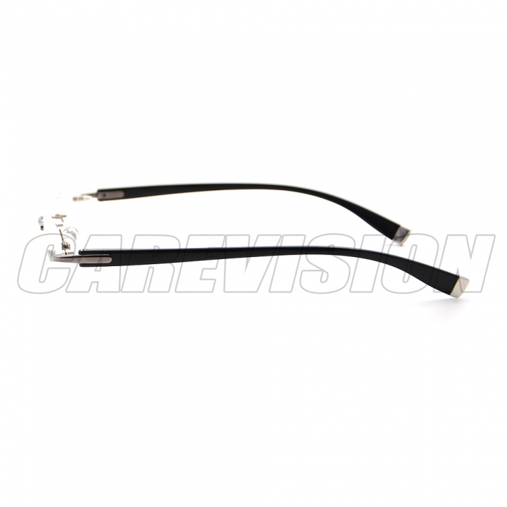 Rimless Flexible Reading Glasses UV400 Coating Lens Reader Silver +0.25 ~+4.00 Grey