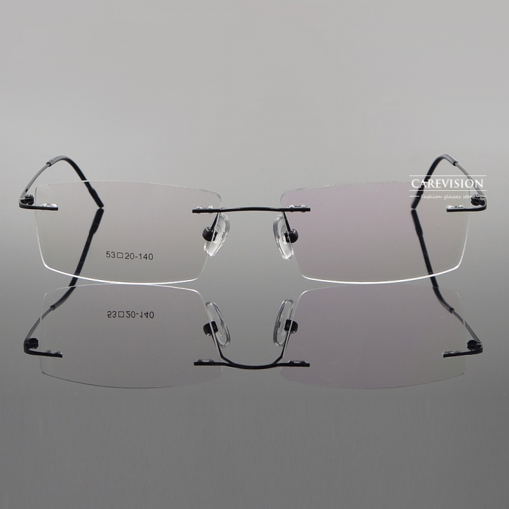 Titanium Alloy Rimless Reading Glasses Eyewear Optical UV400 Readers +0.50 ~+5.00