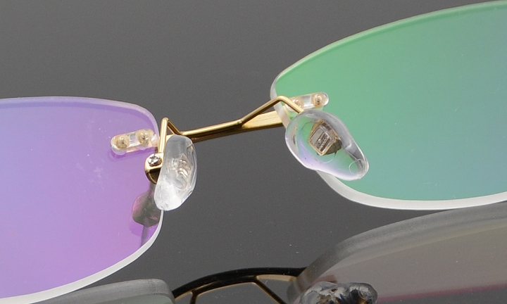 Fashion Womens Metal Rimless Reading Glasses Eyewear Optical UV400 +0.50 to +5.00 Readers