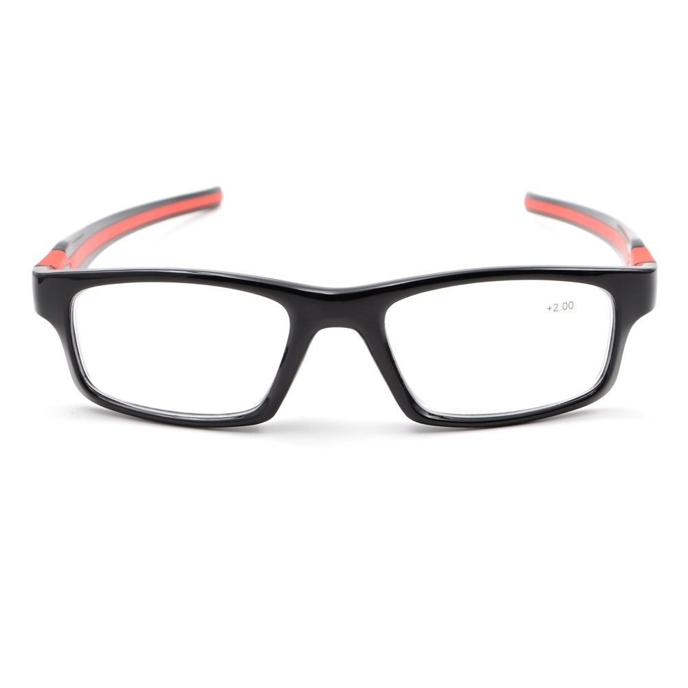 New Sporty Reading Glasses Silicone Temple Men's Reader +1.00 +1.50 +2.00 +2.50 +3.00 +3.50 +4.00