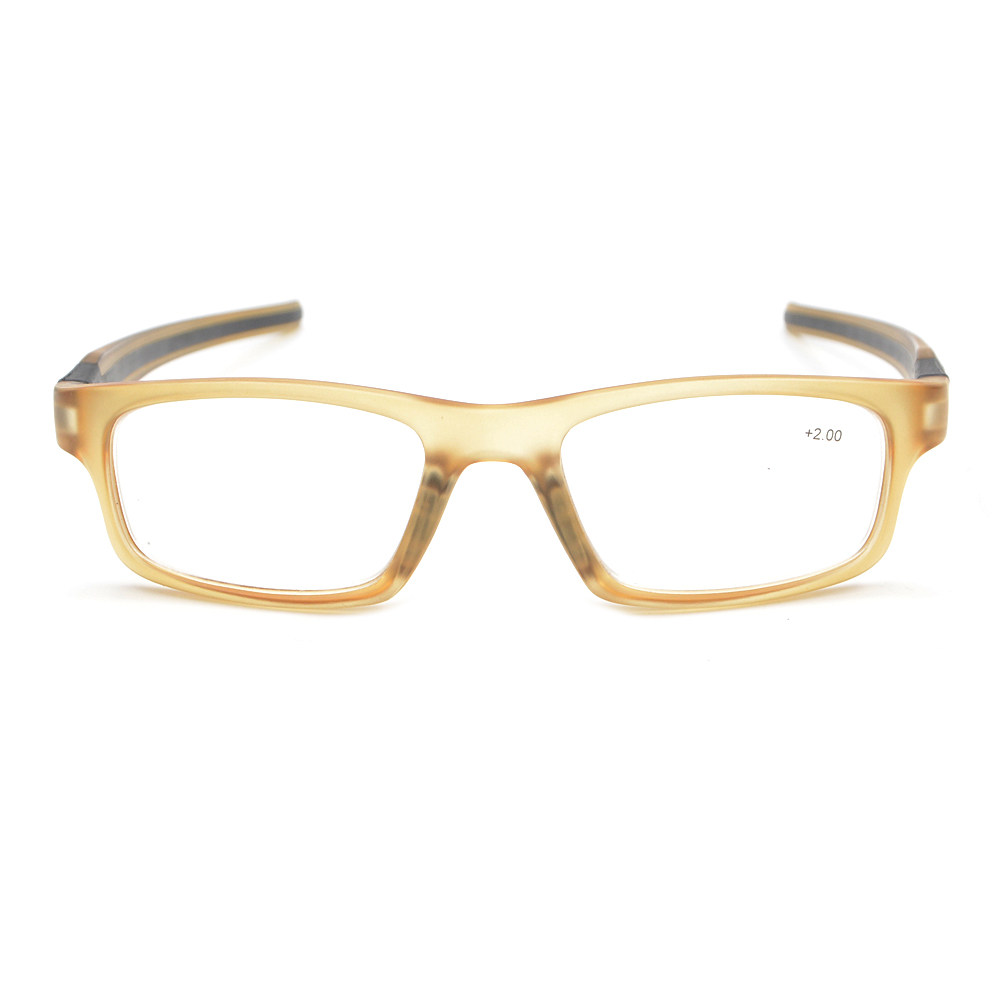 New Sporty Reading Glasses Silicone Temple Men's Reader +1.00 +1.50 +2.00 +2.50 +3.00 +3.50 +4.00