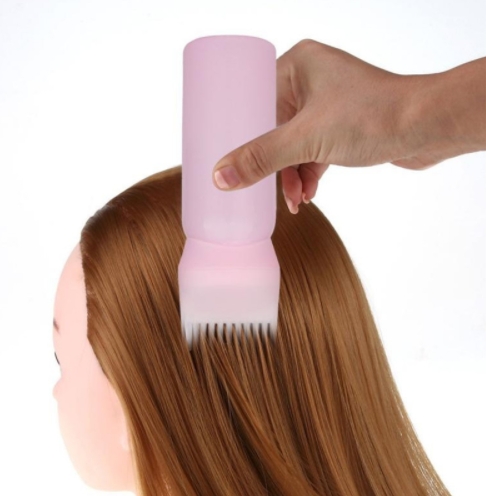 120ml Women's Fashion Hair Dye Bottle Applicator Brush Dispensing Salon Hairdressing Tool