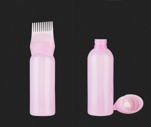 120ml Women's Fashion Hair Dye Bottle Applicator Brush Dispensing Salon Hairdressing Tool