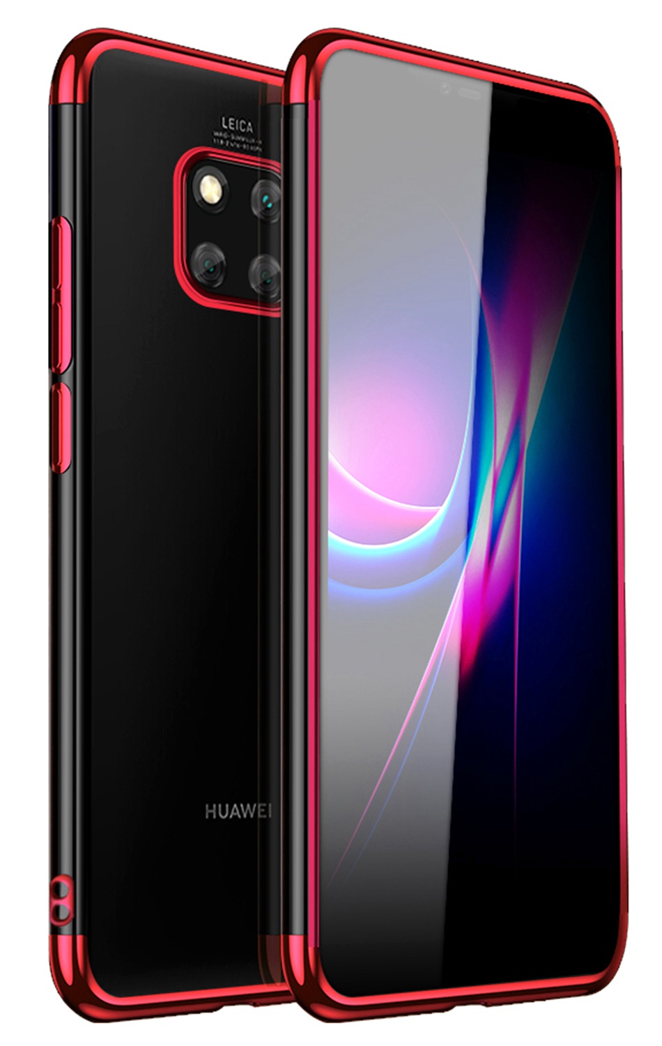 Soft TPU Transparent Plating Frame Shockproof Case for Huawei Mate 20 Pro