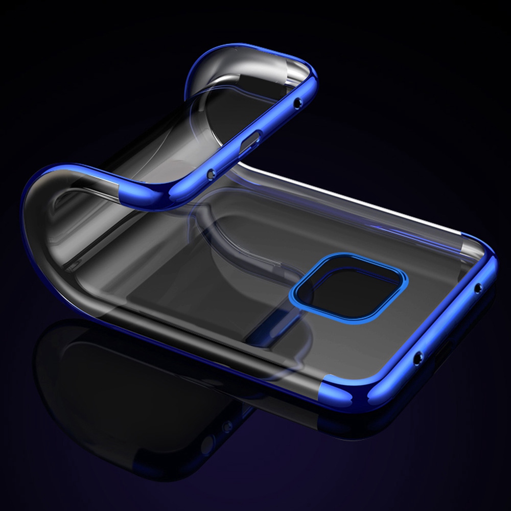 Soft TPU Transparent Plating Frame Shockproof Case for Huawei Mate 20 Pro