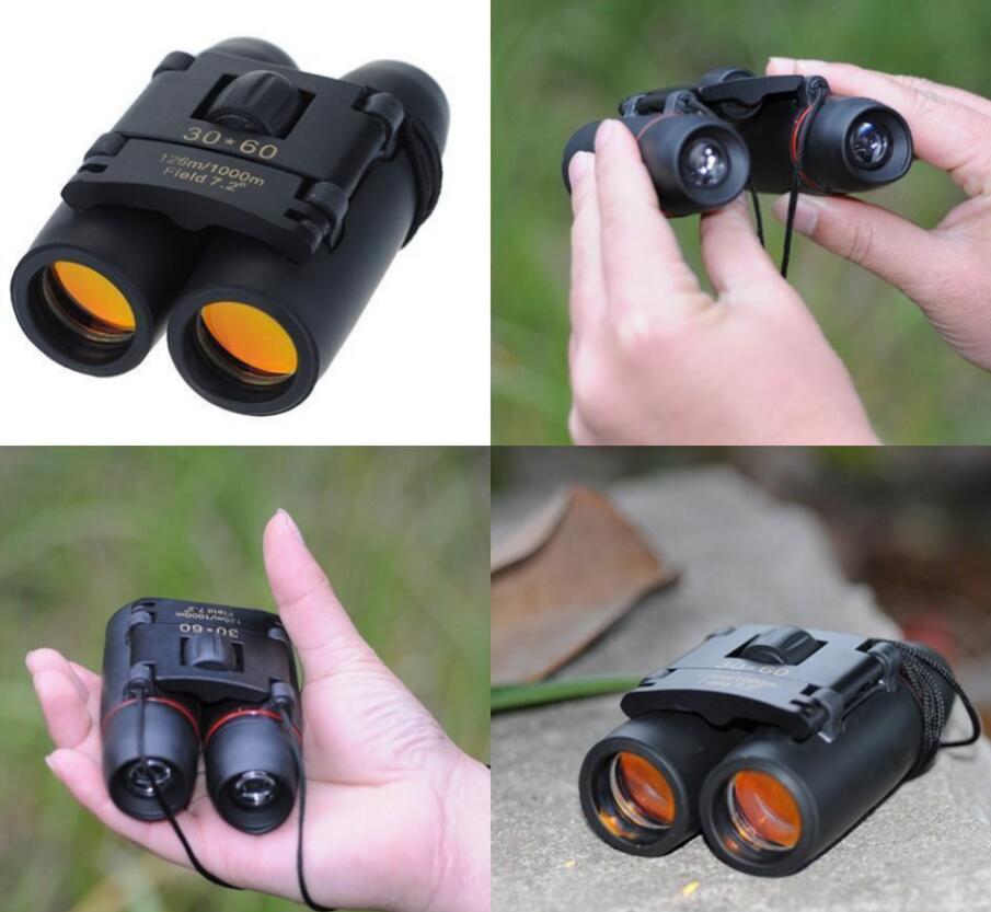 Telescope 30x60 Folding Binoculars with Low Light Vision for outdoor bird watch travell hunt camp