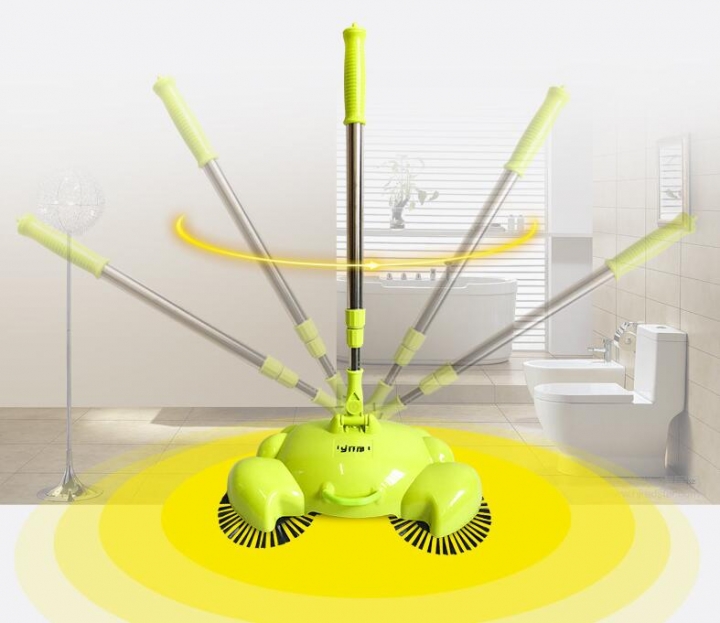 Sweeping Machine Push Type Magic Broom Dustpan Handle Household Cleaning Package Hand Push Sweeper