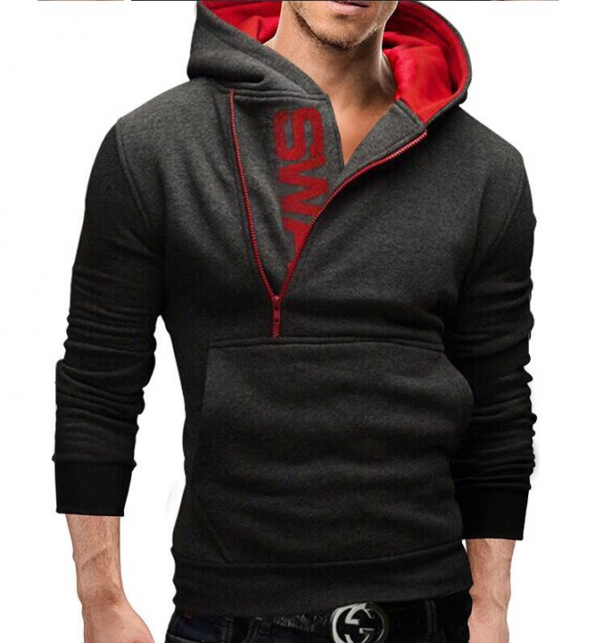 Assassins Creed Hoodies Men Letter Printed Hoodie Sweatshirt Long Sleeve Hooded Jacket Sportswear