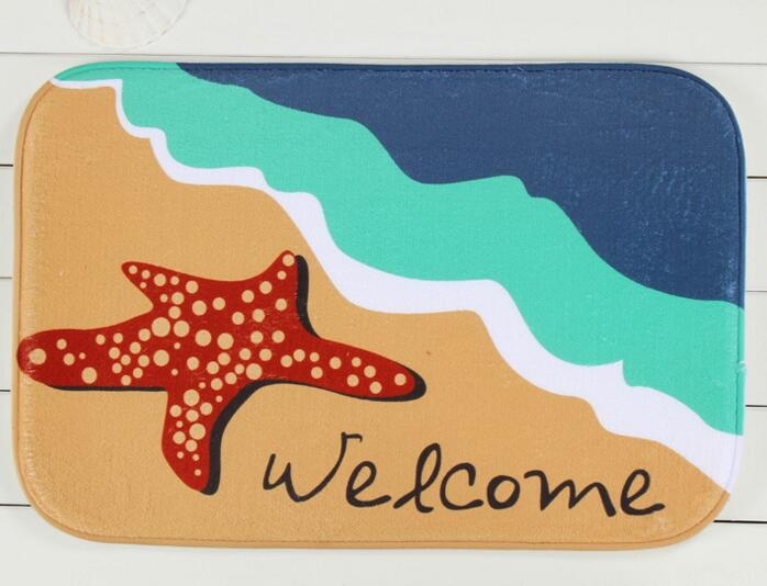 Welcome Floor Mats Printed Bathroom Kitchen Carpets Doormats Floor Mat  Living Room Anti-Slip Tapete