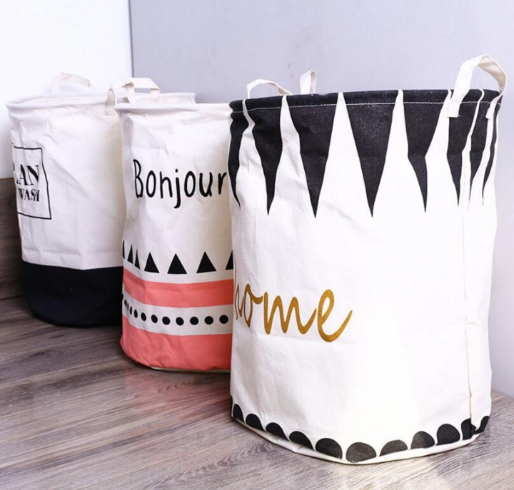 Laundry Basket Storage 40*50cm Large Basket For Toy Washing Basket Dirty Clothes Sundries Storage