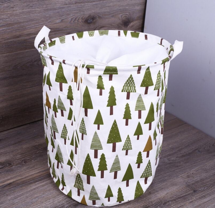 Waterproof Storage Basket Bag Dirty Laundry Basket Bag Clothes Storage Box Sundries Fabric Folding