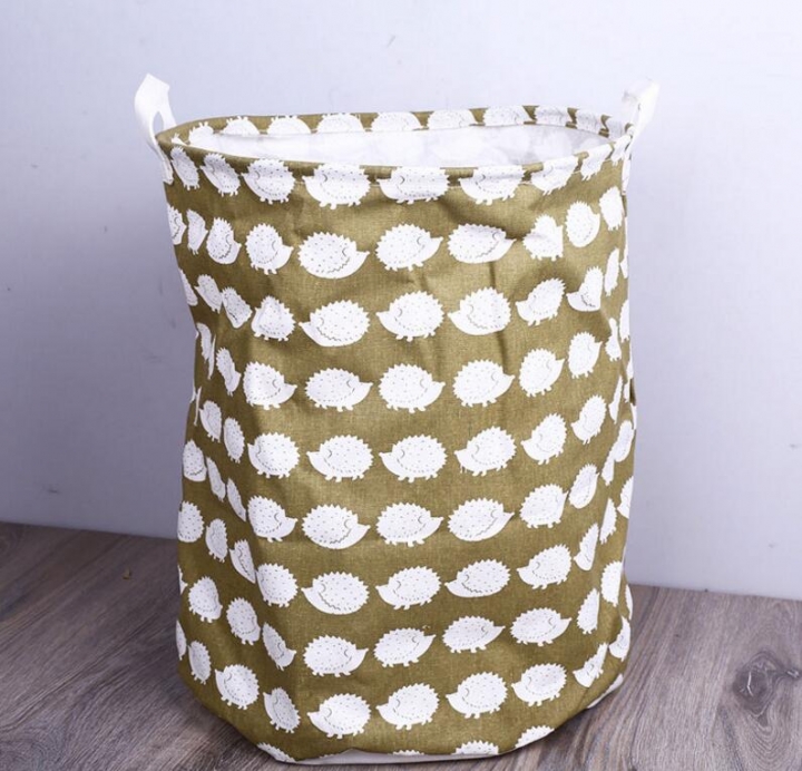Waterproof Storage Basket Bag Dirty Laundry Basket Bag Clothes Storage Box Sundries Fabric Folding