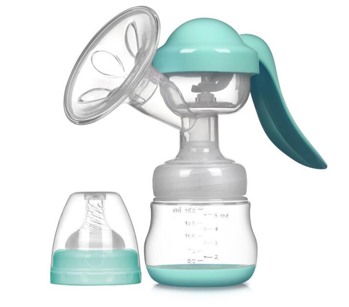 Manual Breast Feeding Pump Original Manual Breast Milk Silicon Free With Milk Bottle - image 5