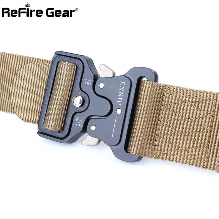 itary Equipment Knock Off Army Belt Men's Heavy Duty US Soldier Combat Tactical Belts Sturdy